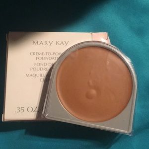 Mary Kay CREME-TO-POWDER foundation.